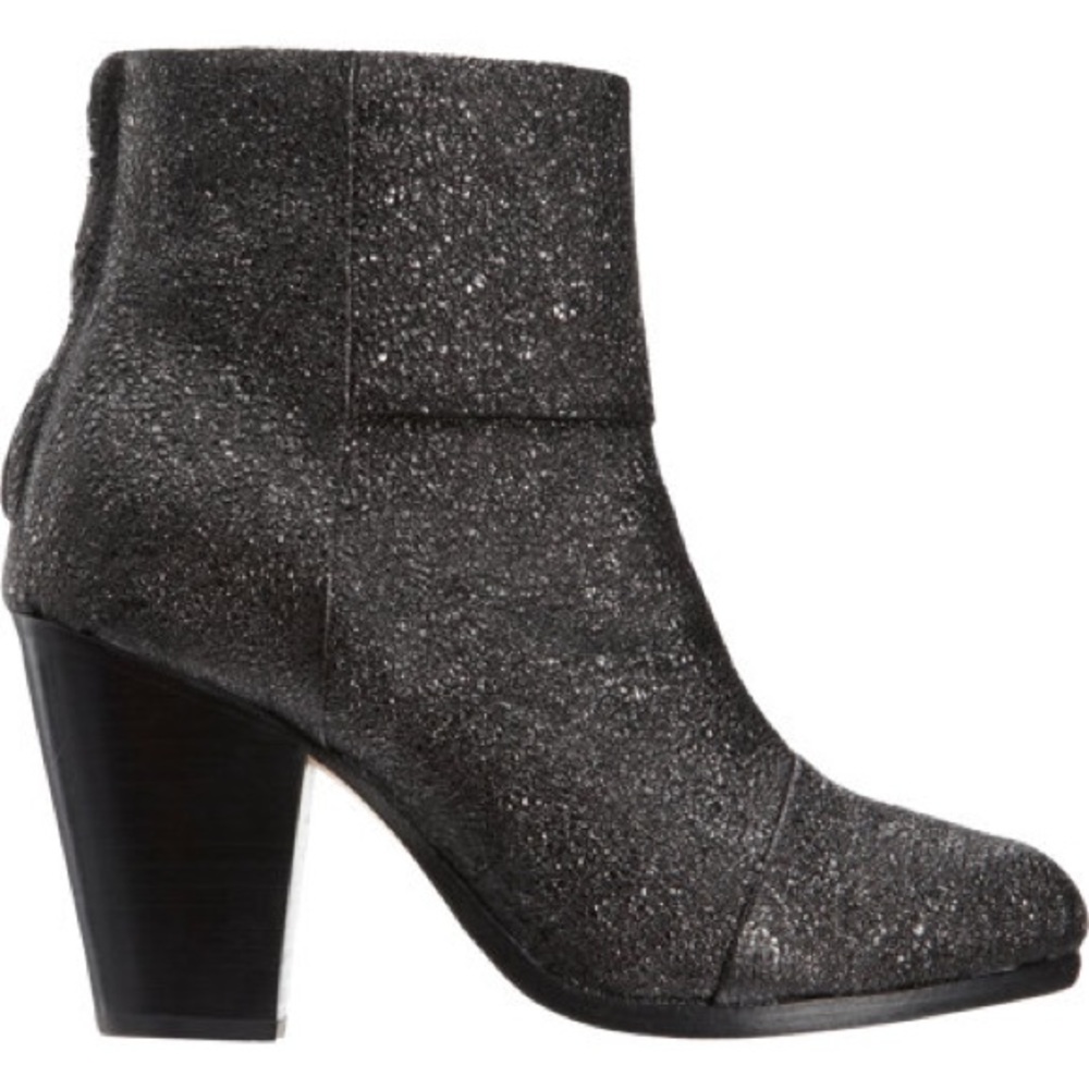Rag & Bone Newbury bootie in metallic black - Picture 6 of 10